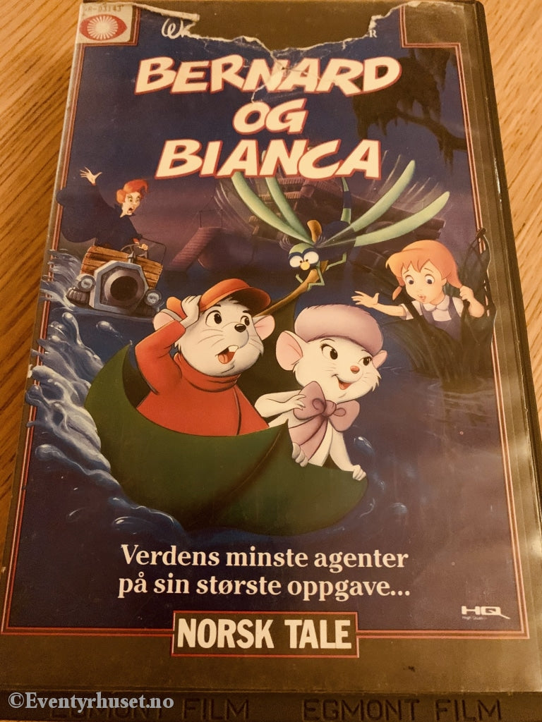 Disney Vhs Big Box. 1977. Bernard Og Bianca.