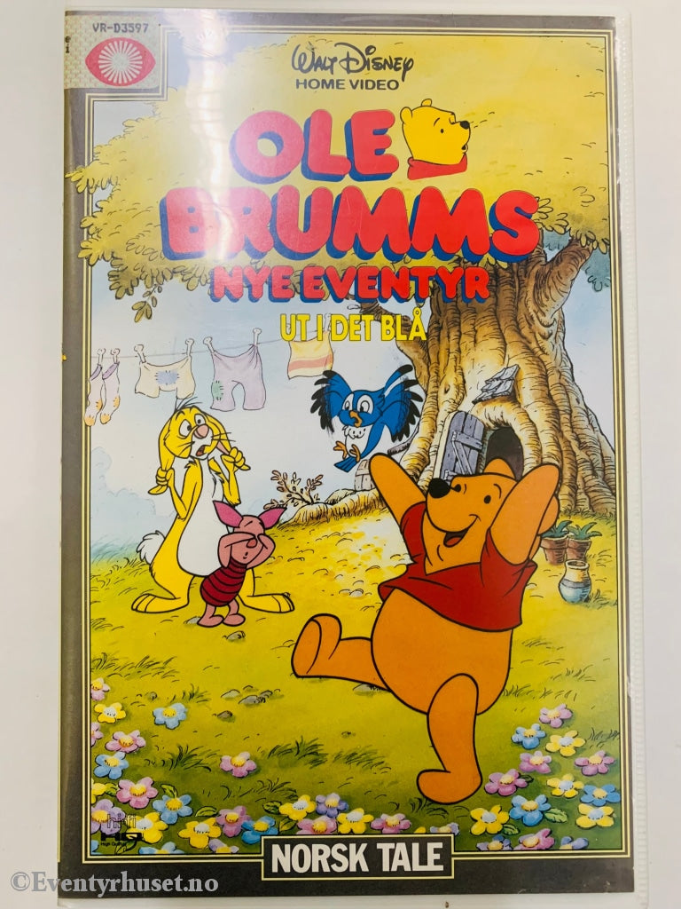 Disney Vhs Big Box. 1988. Ole Brumms Nye Eventyr. Vol. 2. Ut I Det Blå.