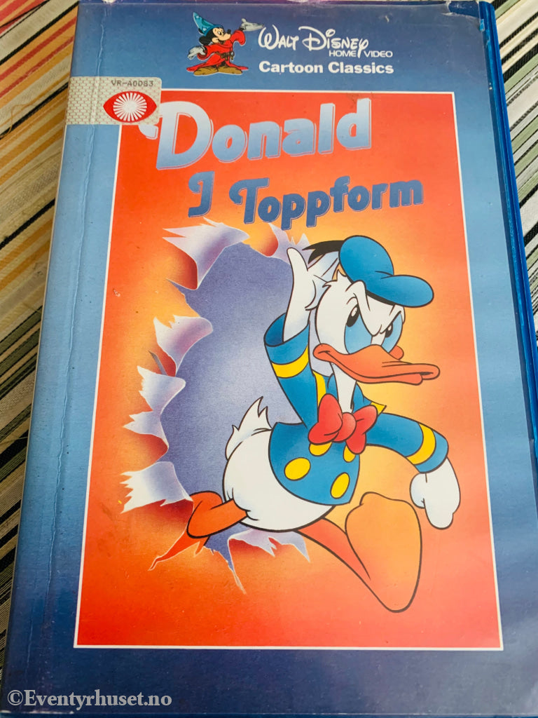 Disney Vhs Big Box. Donald I Toppform. Box