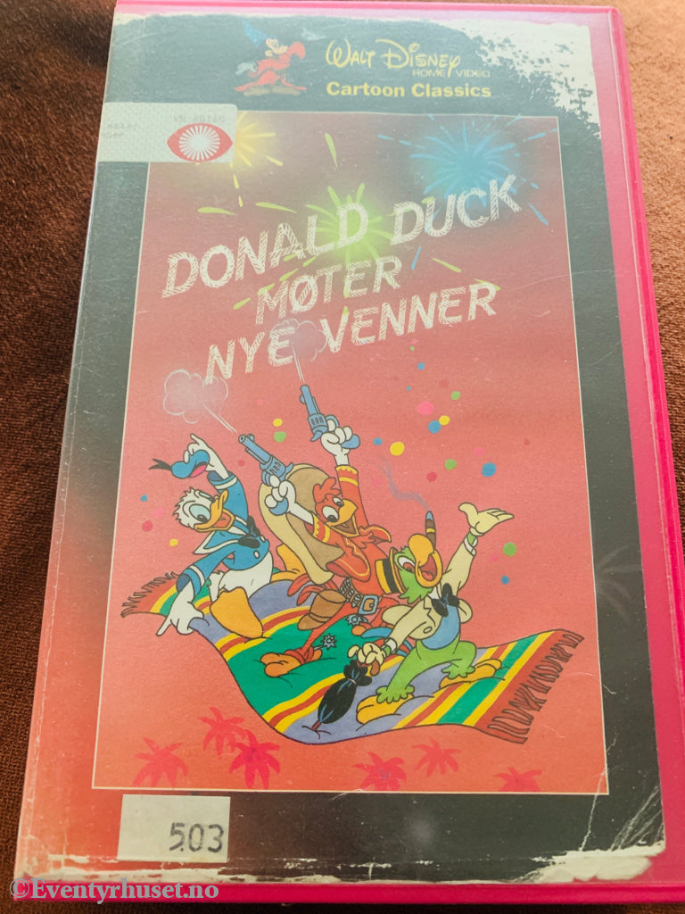 Disney VHS Big Box. Donald møter nye venner. VHS Big Box