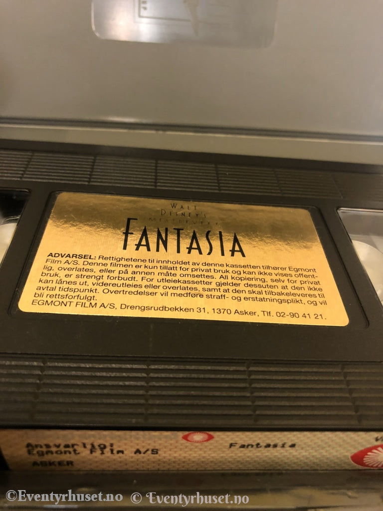 Fantasia. 1940. Vhs Big Box.