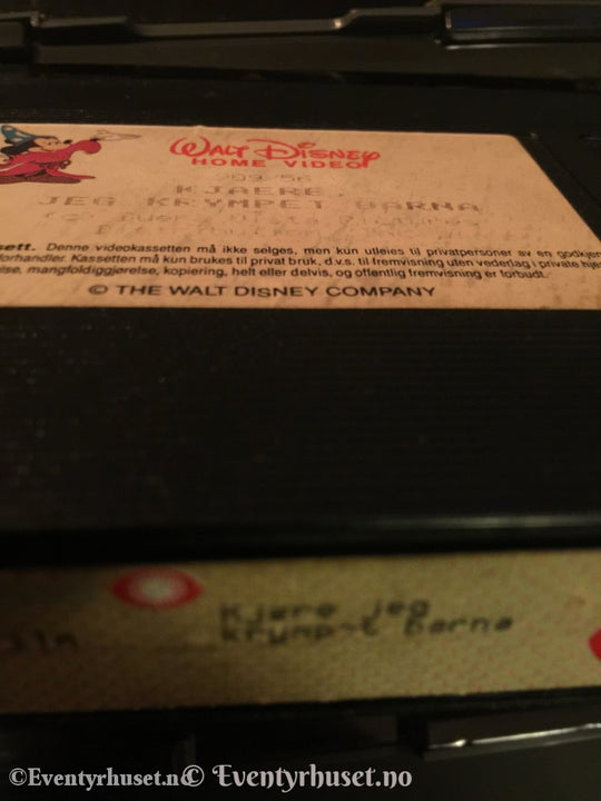 Disney Vhs Big Box. Kjære Jeg Krympet Barna.
