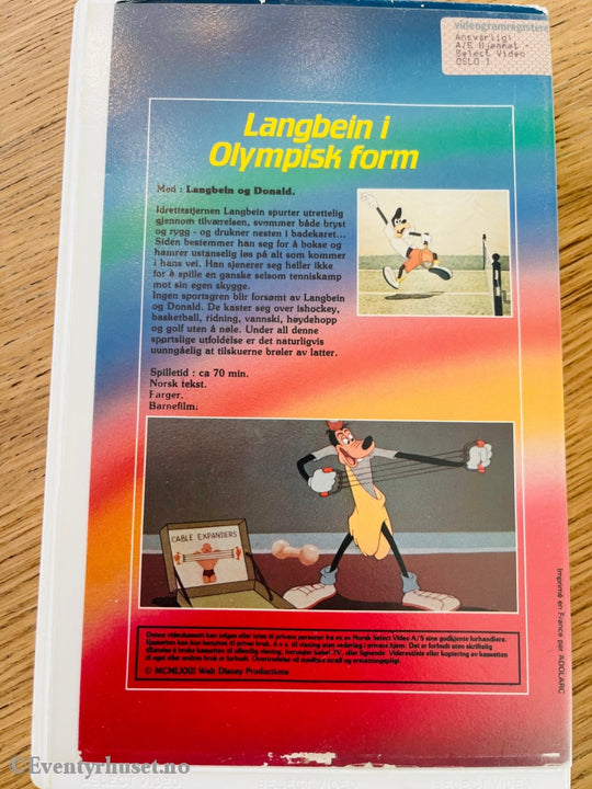 Disney Vhs Big Box. Langbein I Olympisk Form.