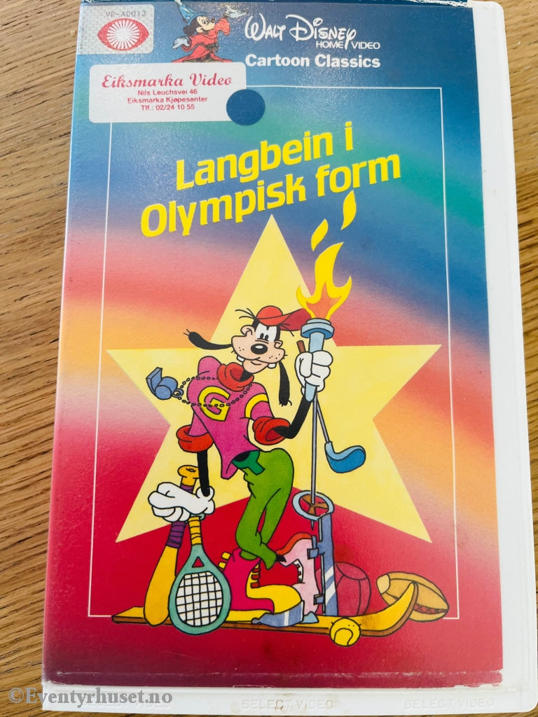 Disney Vhs Big Box. Langbein I Olympisk Form.