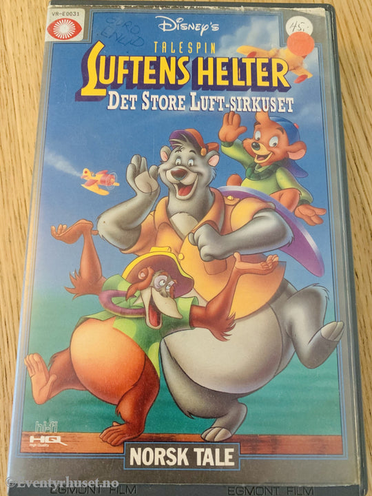 Luftens Helter (Talespin). Vol. 1. 1991. Vhs Big Box.