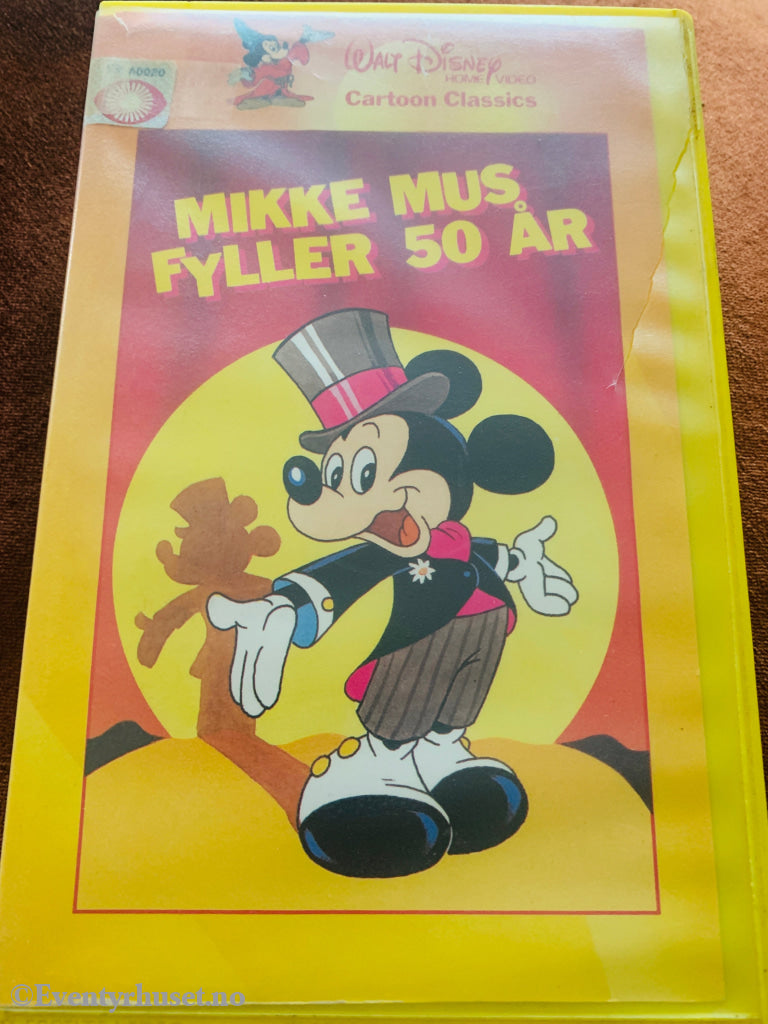 Disney VHS Big Box. Mikke Mus fyller 50 år. VHS Big Box
