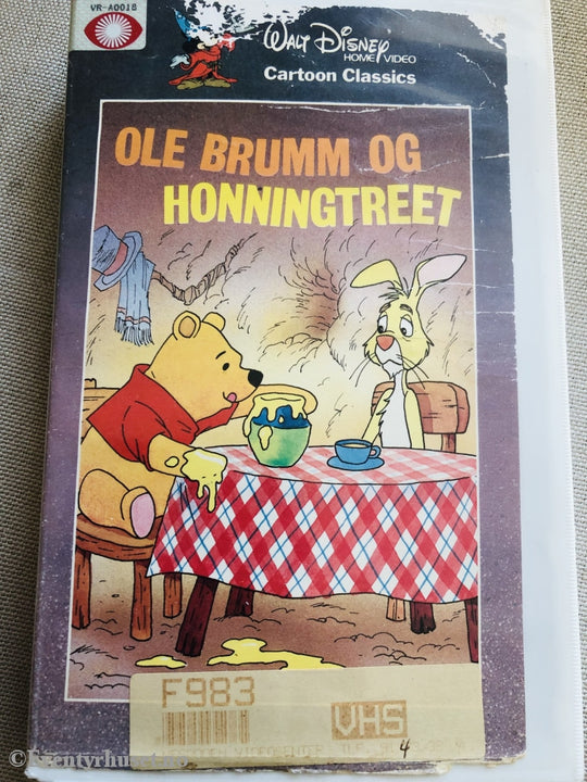 Disney Vhs Big Box. Ole Brumm Og Honningtreet.