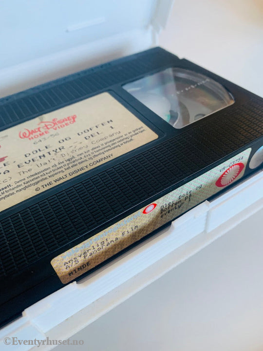 Disney Vhs Big Box. Ole Dole Og Doffen På Eventyr. 1987. (Ducktales). Box