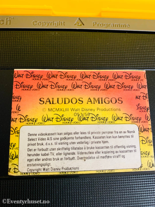 Disney Vhs Big Box. Saludos Amigos. Box