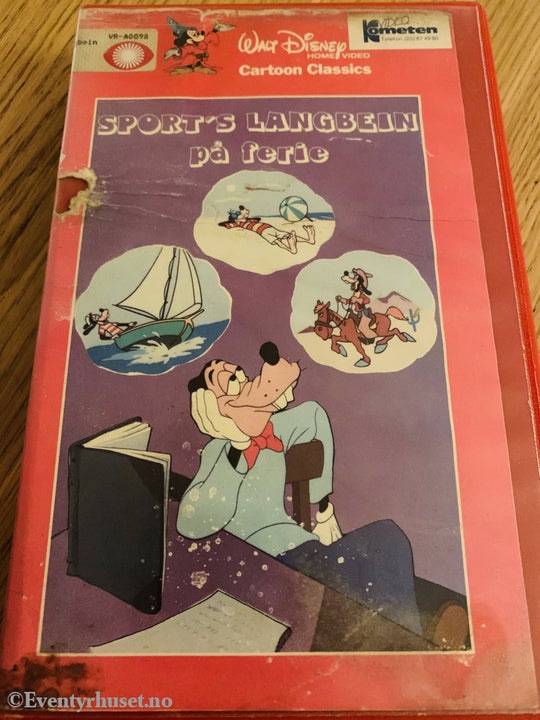 Disney Vhs Big Box. Sport´s Langbein På Ferie.