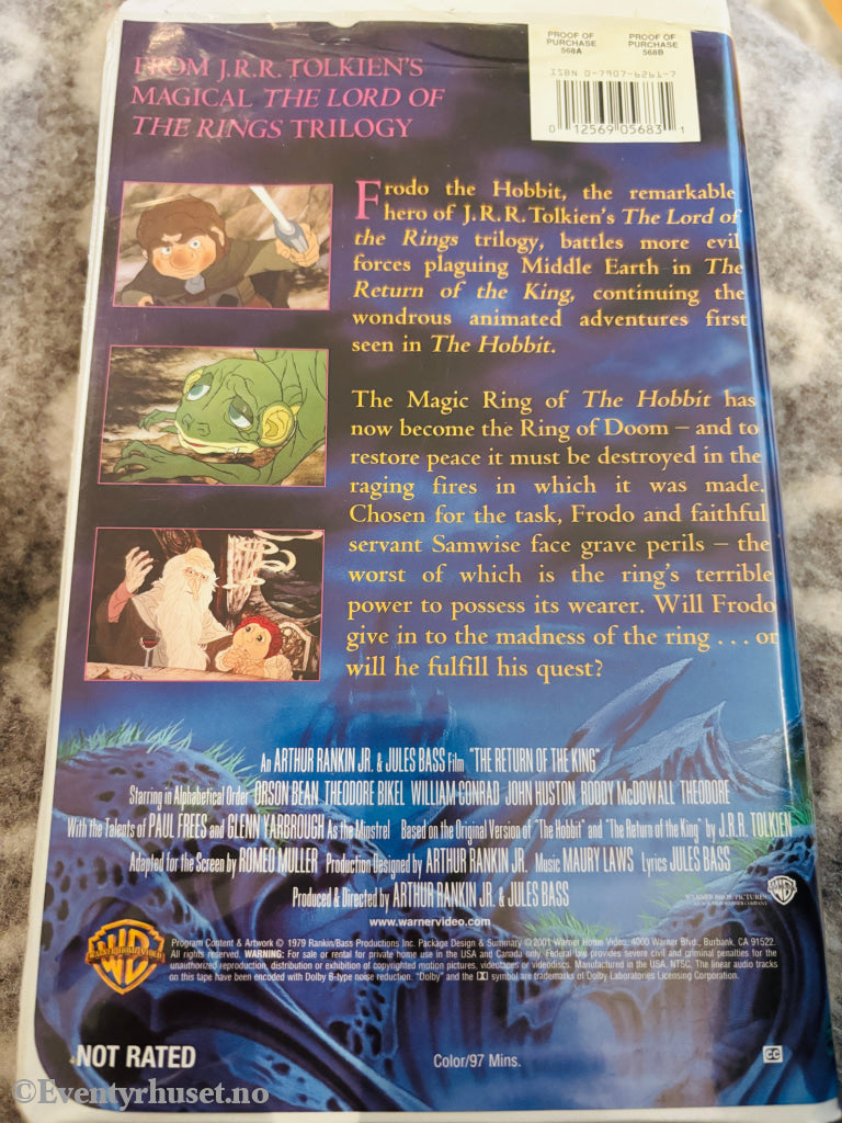 Disney VHS Big Box. The Return of The King. VHS Big Box