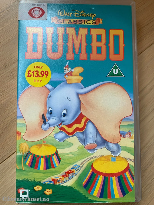 Disney Vhs. D202472. Dumbo. Solgt I Norge! Vhs