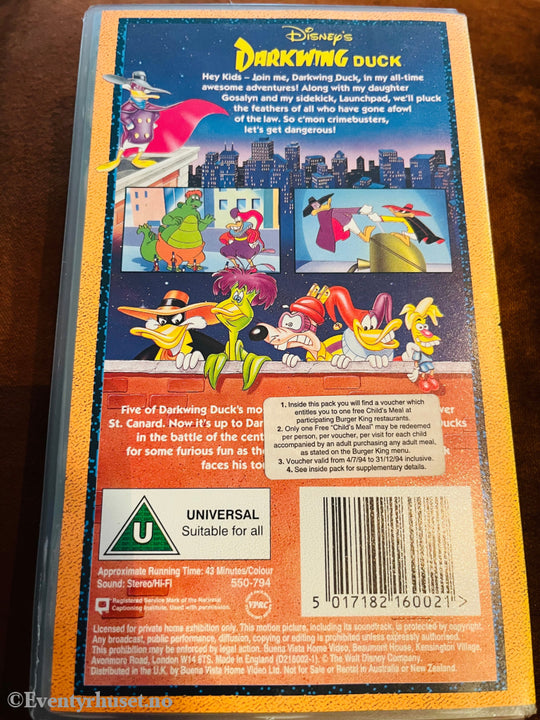 Disney Vhs. Darkwing Duck - Justice Ducks Unite! Vhs