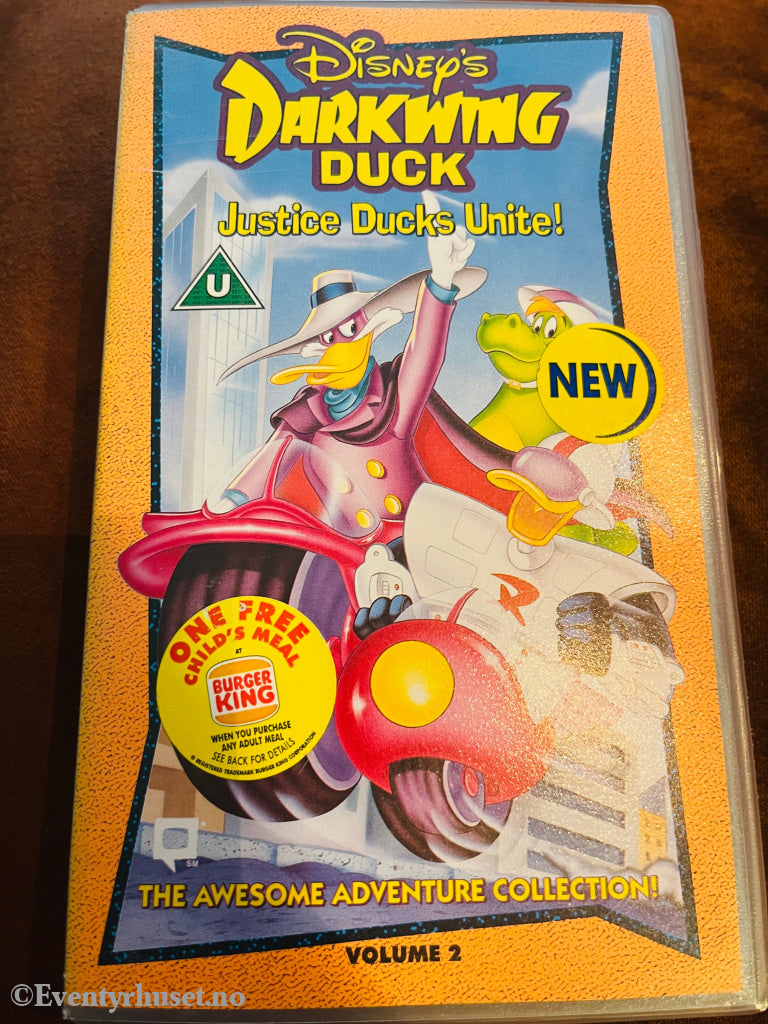 Disney Vhs. Darkwing Duck - Justice Ducks Unite! Vhs