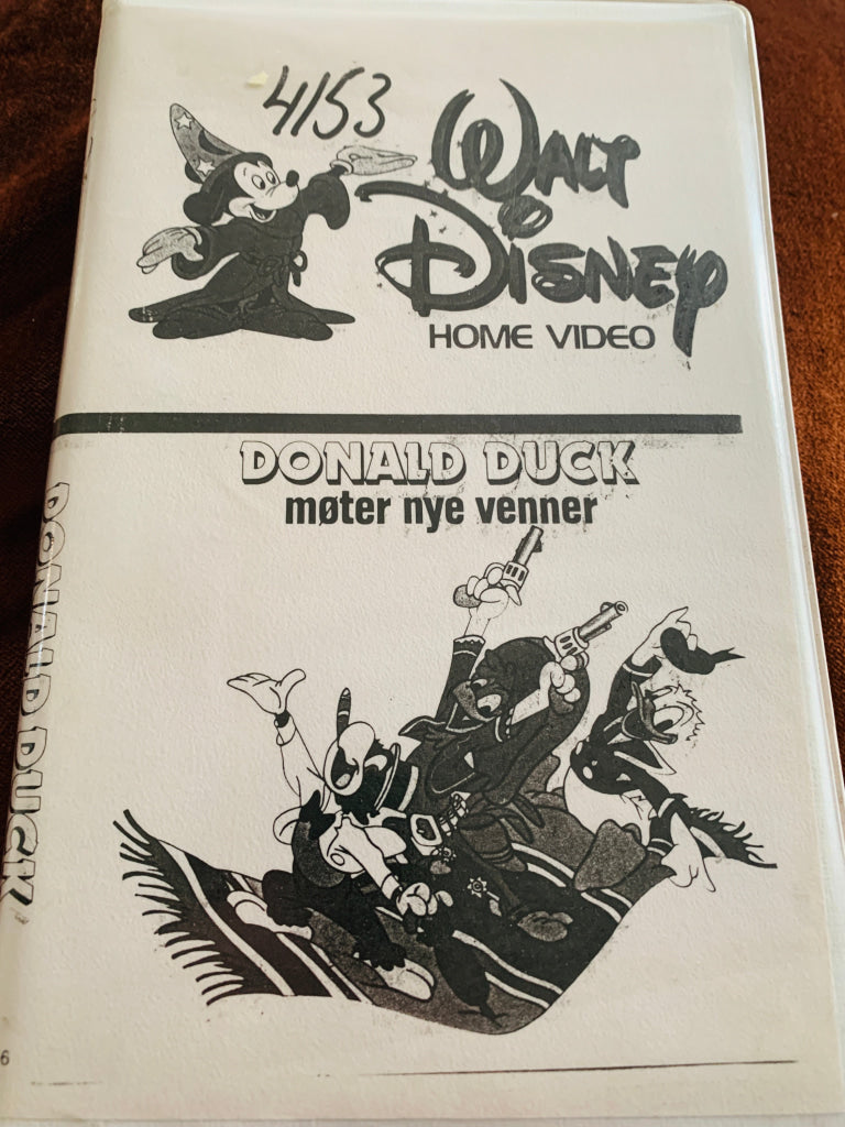 Disney VHS. Donald Duck møter nye venner. VHS Big Box