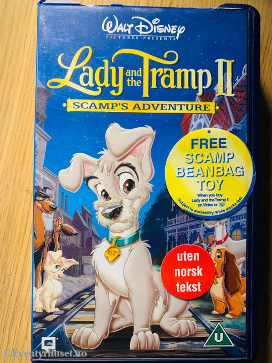 Disney Vhs. Lady And The Tramp. Solgt I Norge! Vhs