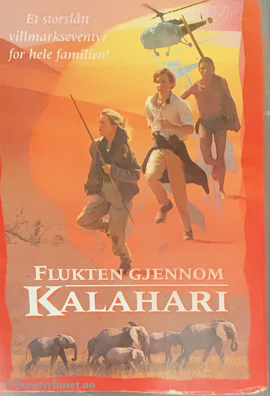 Disney Vhs Leiefilm. 1795/56. Flukten Gjennom Kalahari. 1993.