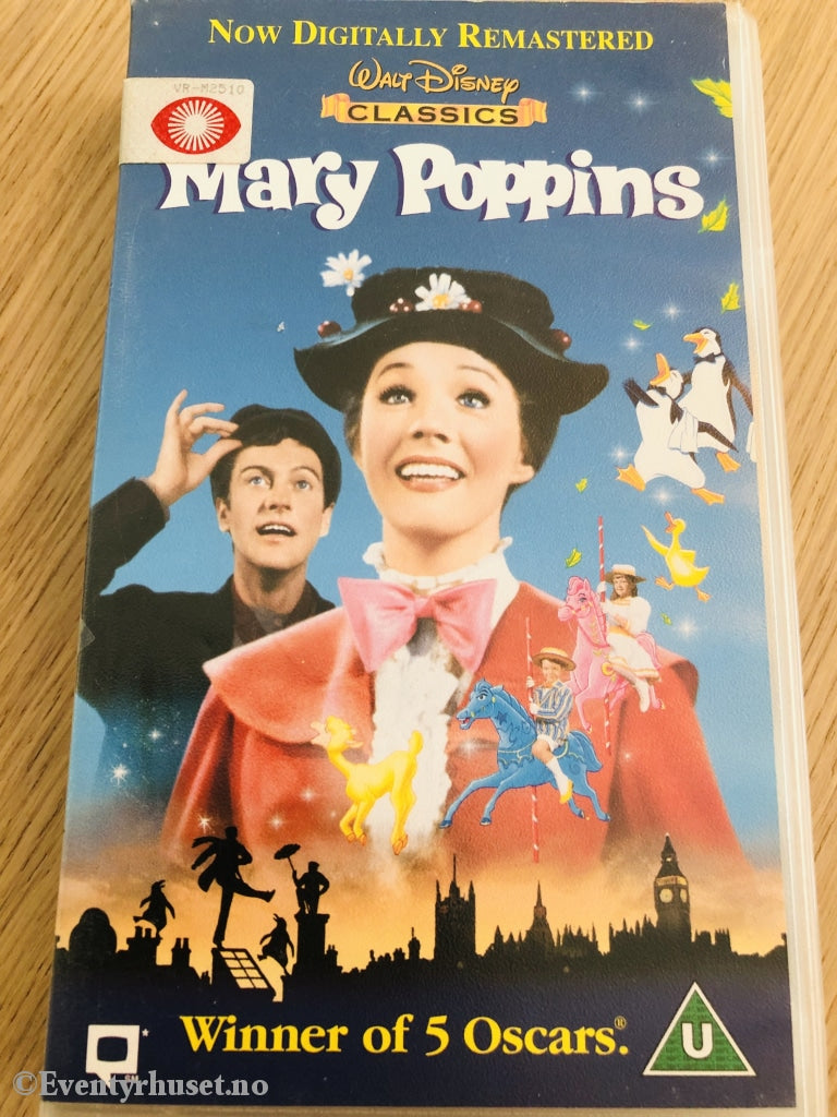 Disney Vhs. Mary Poppins. Vhs