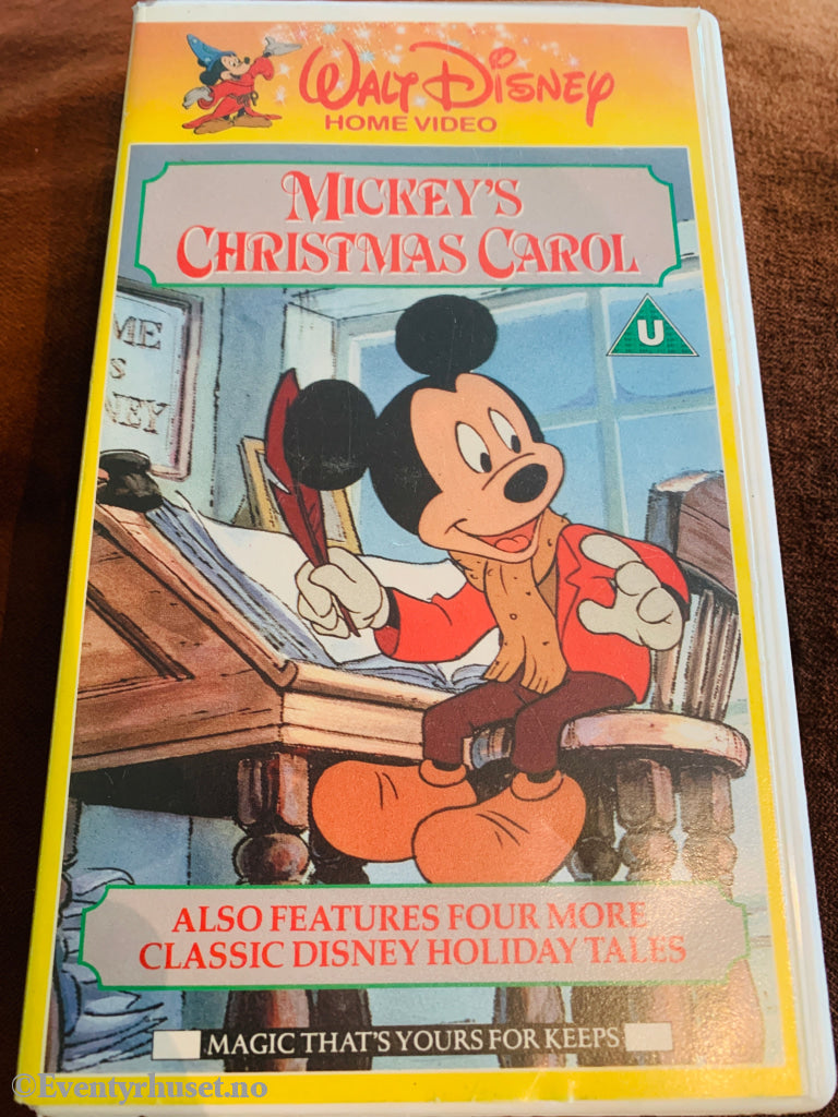 Disney VHS. Mickey’s Christmas Carol. 1983. VHS.