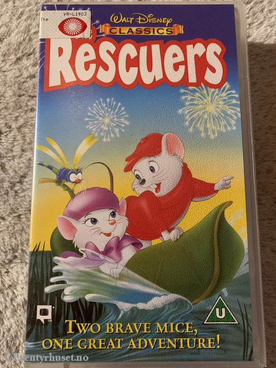 Disney Vhs. Rescuers. Solgt I Norge! Vhs