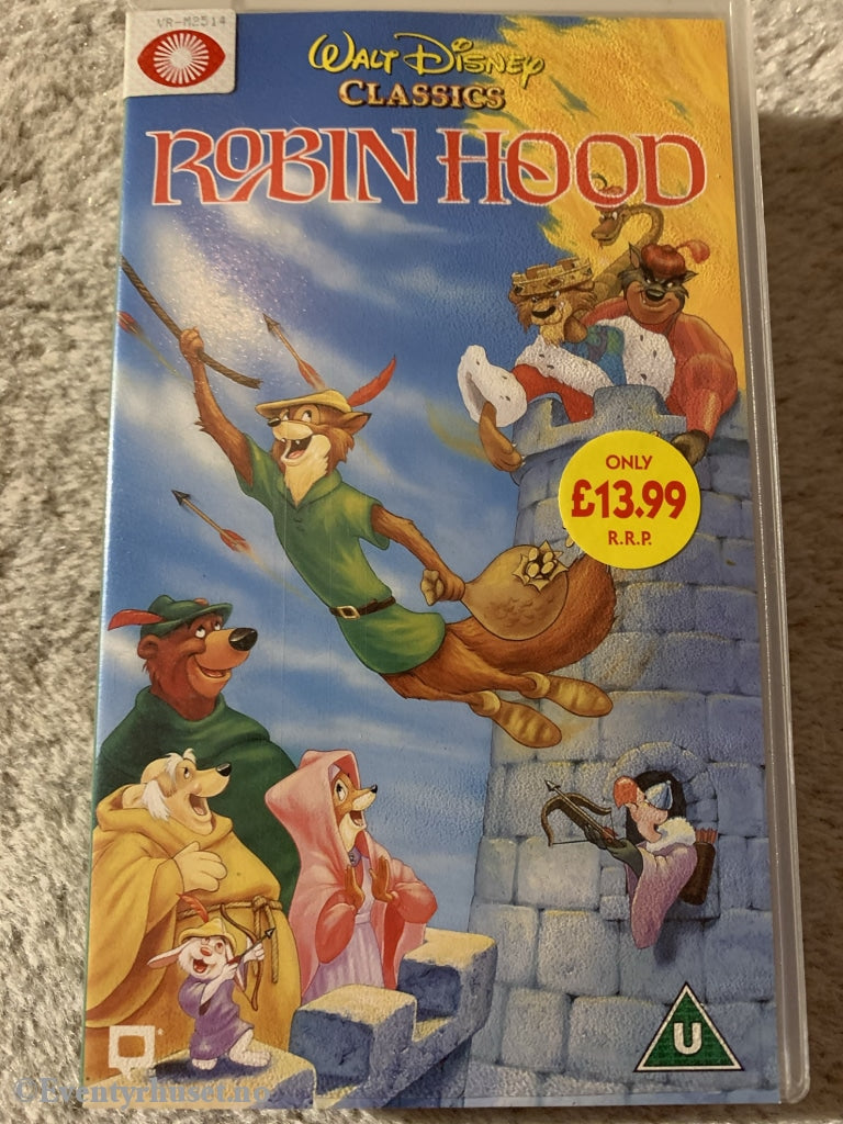 Disney Vhs. Robin Hood. Solgt I Norge! Vhs