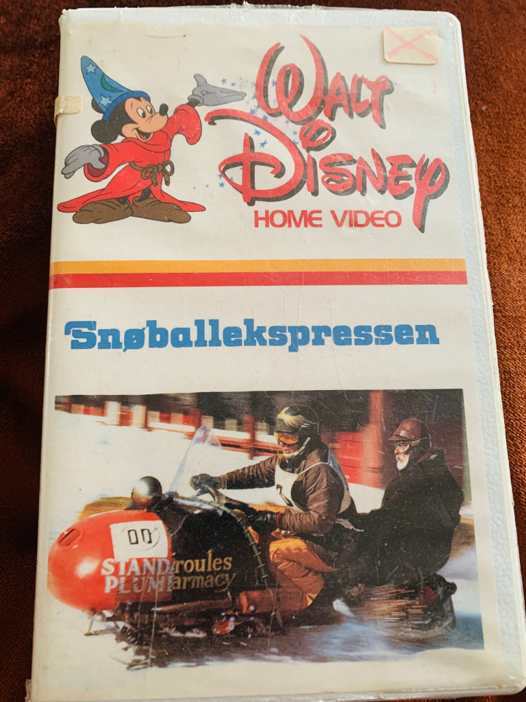 Disney VHS. Snøballsekspressen. VHS Big Box