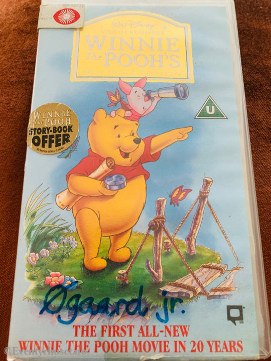 Disney Vhs. Winnie The Pooh (Ole Brumm. Solgt I Norge! Vhs