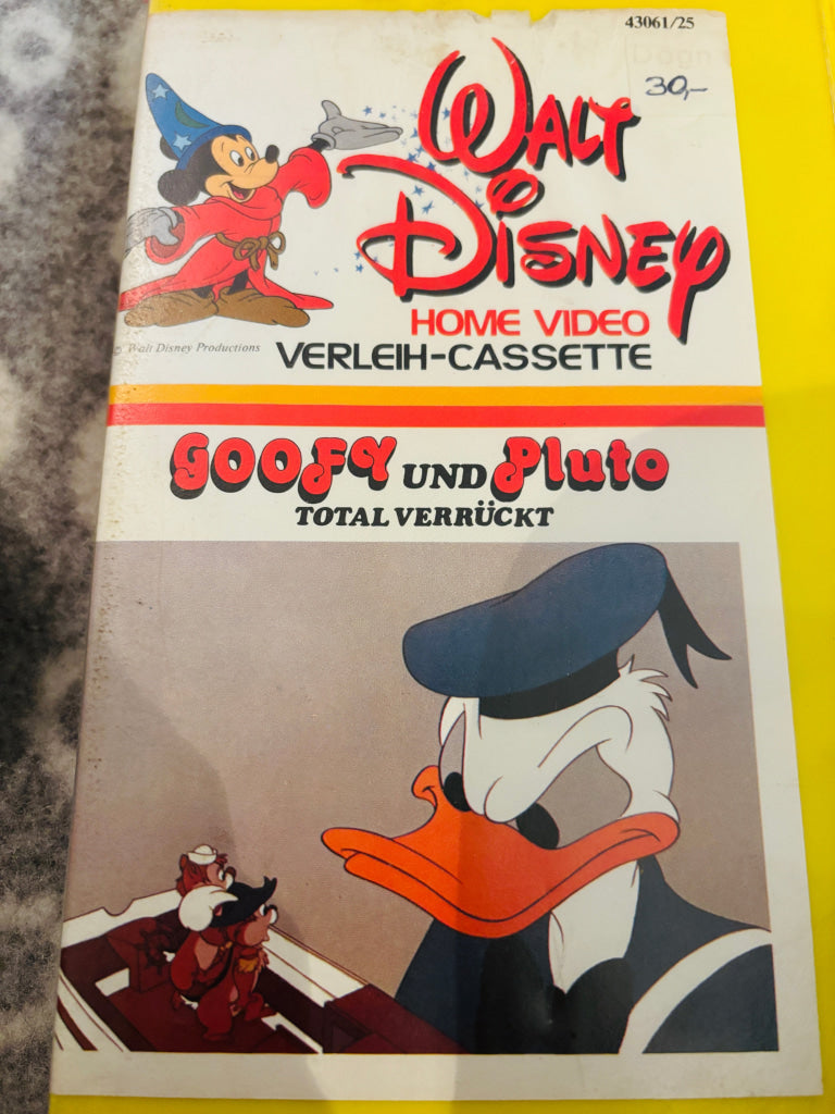Disney Video 2000. Goofy & Pluto. Tysk utgave. V2000