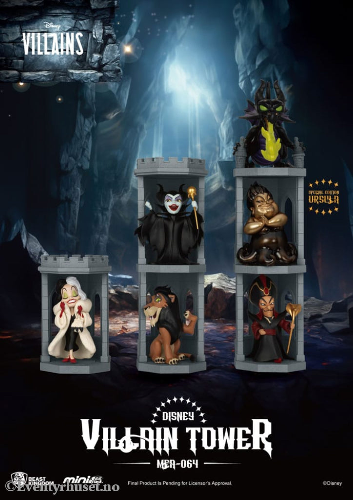 Disney Villains Mini Egg Attack Blind Box Figures Series Villain Tower 12 cm Assortment (6) Toys