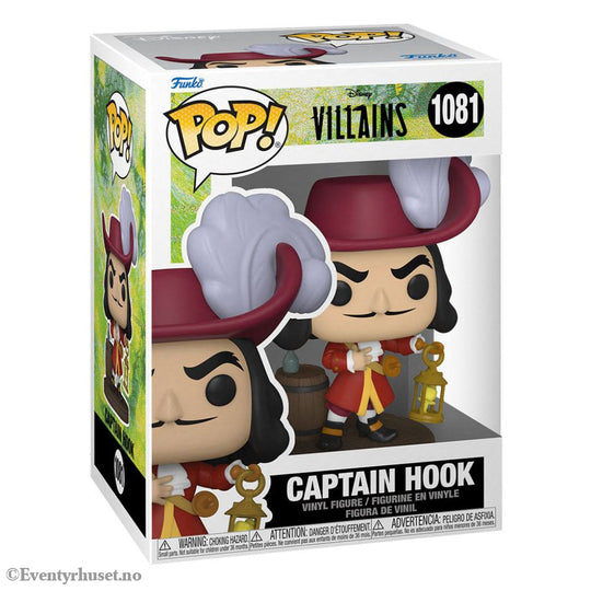 Disney: Villains POP! Disney Vinyl Figure Captain Hook 9 cm Collectibles