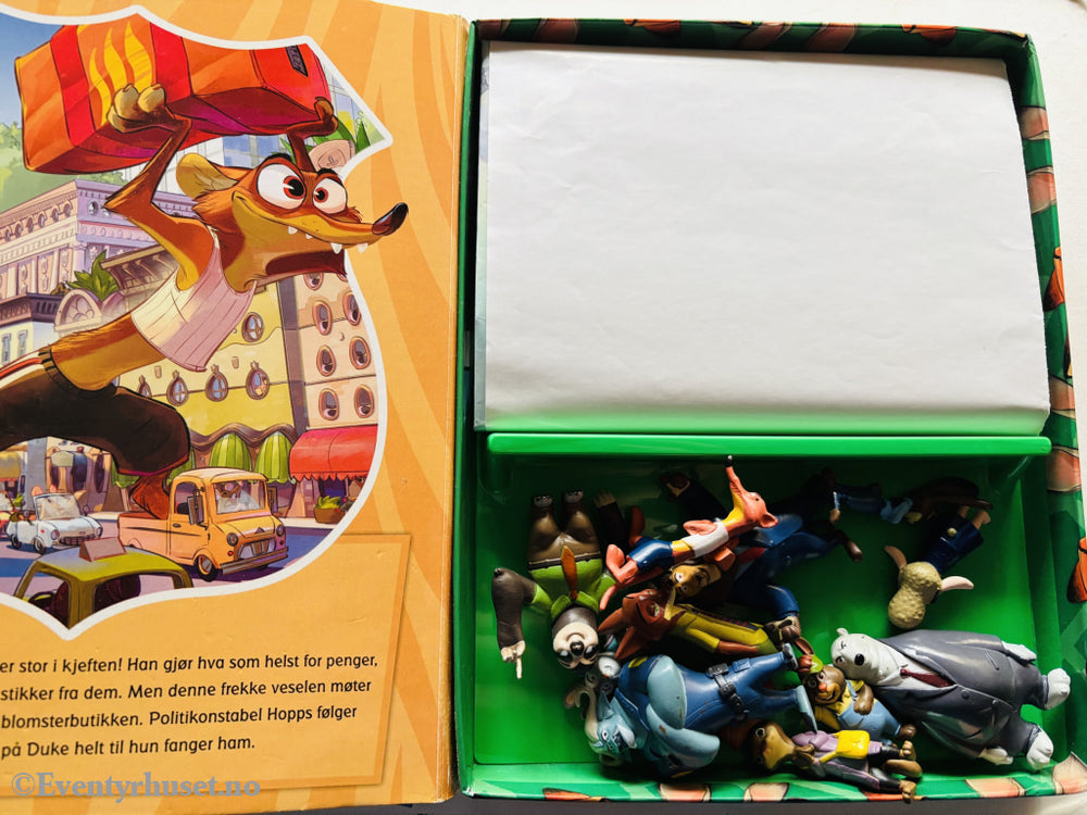 Disney. Zootropolis. 2016. Barnebok. Med figurer!