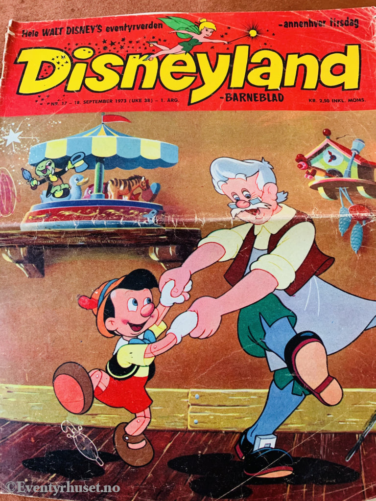 Disneyland Barneblad. 1973/17. Tegneserieblad