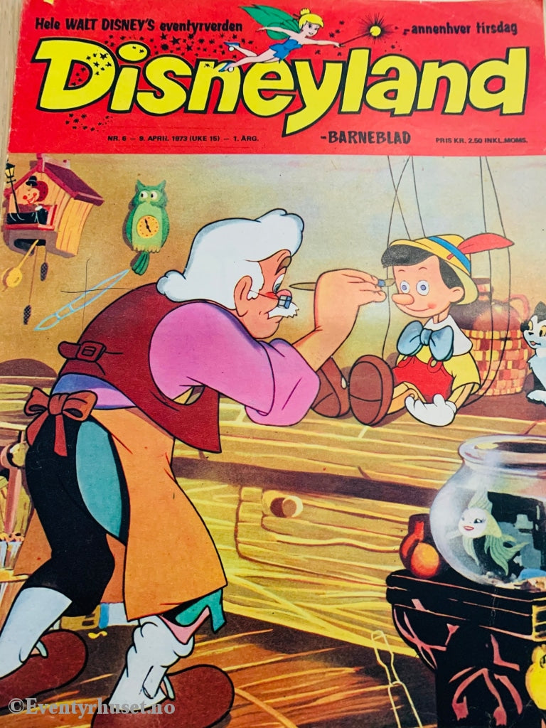 Disneyland Barneblad. 1973/06. Tegneserieblad