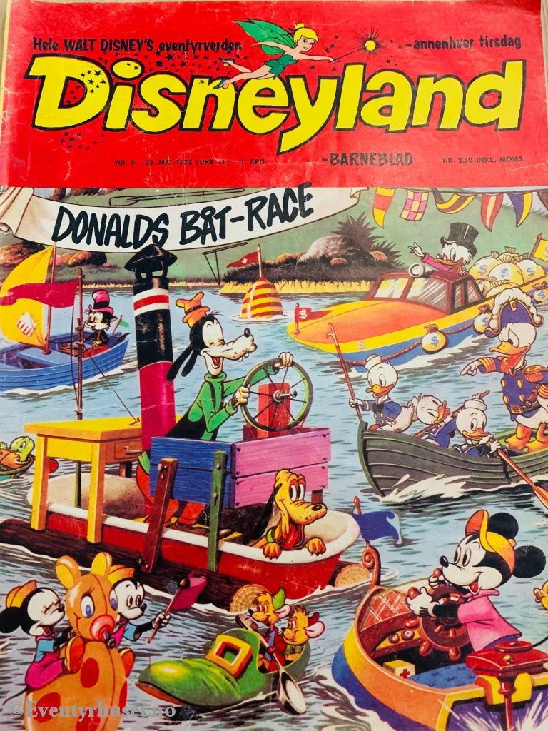 Disneyland Barneblad. 1973/09. Tegneserieblad