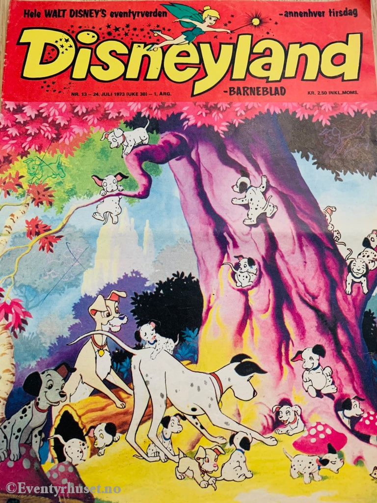 Disneyland Barneblad. 1973/13. Tegneserieblad