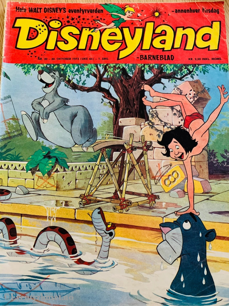 Disneyland Barneblad. 1973/20. Tegneserieblad