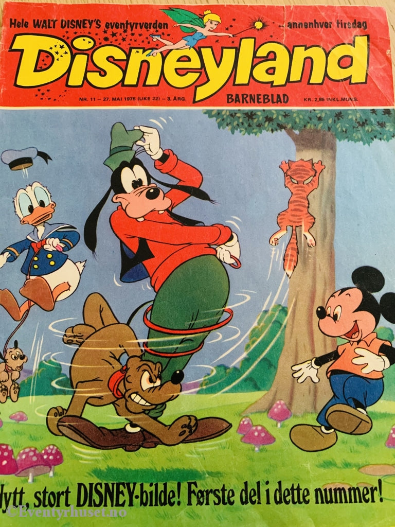 Disneyland Barneblad. 1975/11. Tegneserieblad