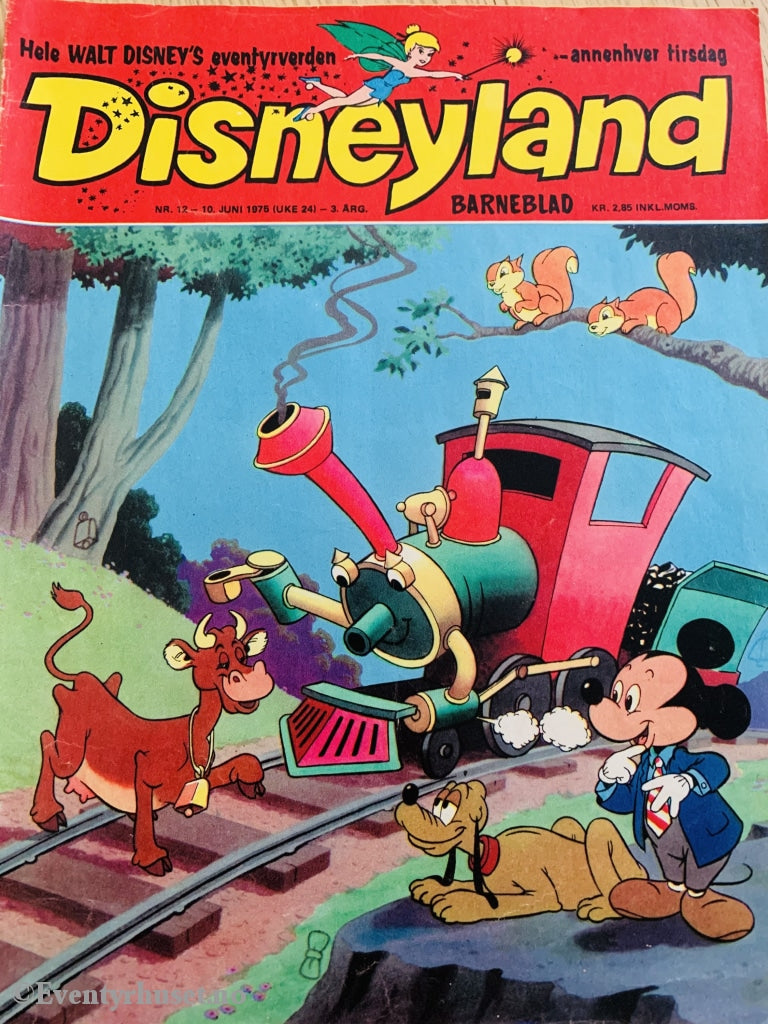 Disneyland Barneblad. 1975/12. Tegneserieblad