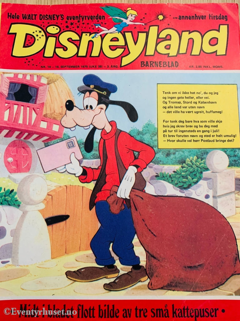 Disneyland Barneblad. 1975/19. Tegneserieblad