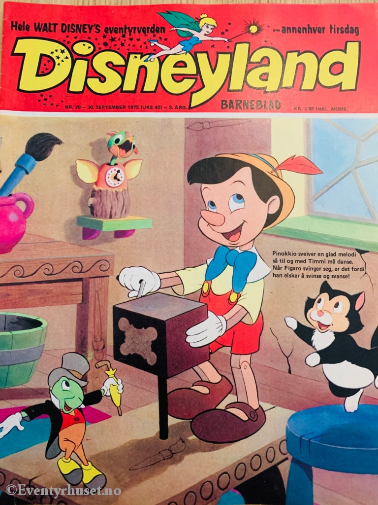 Disneyland Barneblad. 1975/20. Tegneserieblad