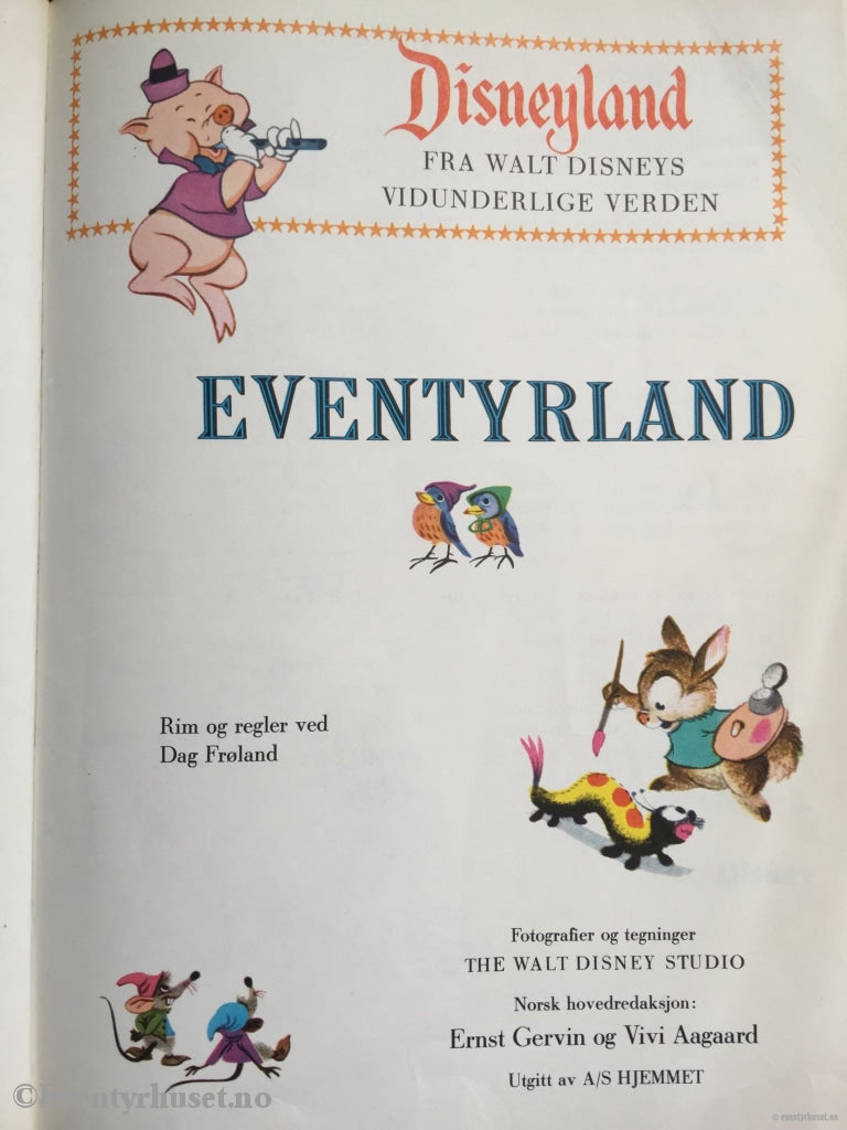 Disneyland - Eventyrland Eventyrbok