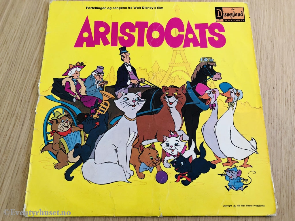 Disneyland Eventyrplate - Aristocats. Lp.