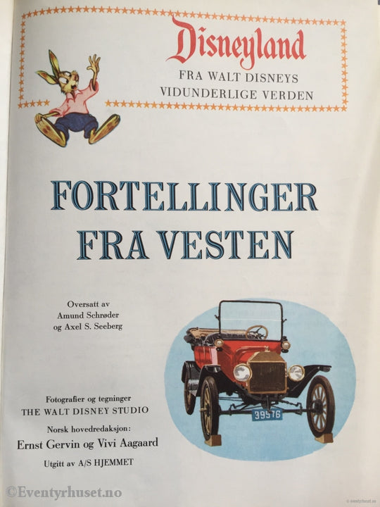 Disneyland - Fortellinger Fra Vesten Eventyrbok