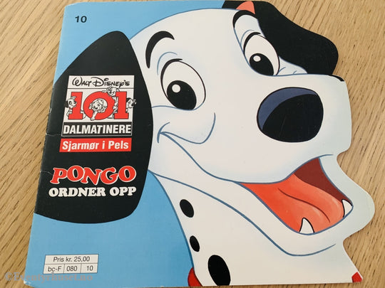 Disneys 101 Dalmatinere - Pongo Ordner Opp. 1994. Hefte Nr. 10 I Serien.