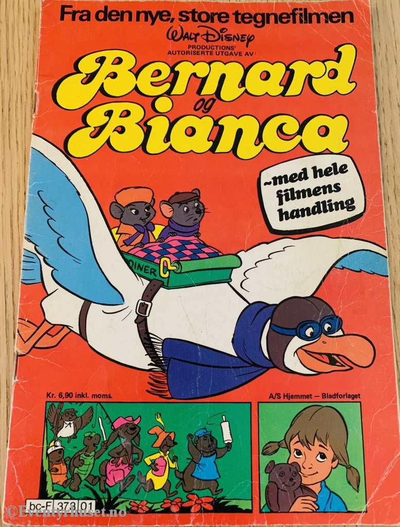 Disneys Bernard & Bianca. 1977. Tegneserieblad