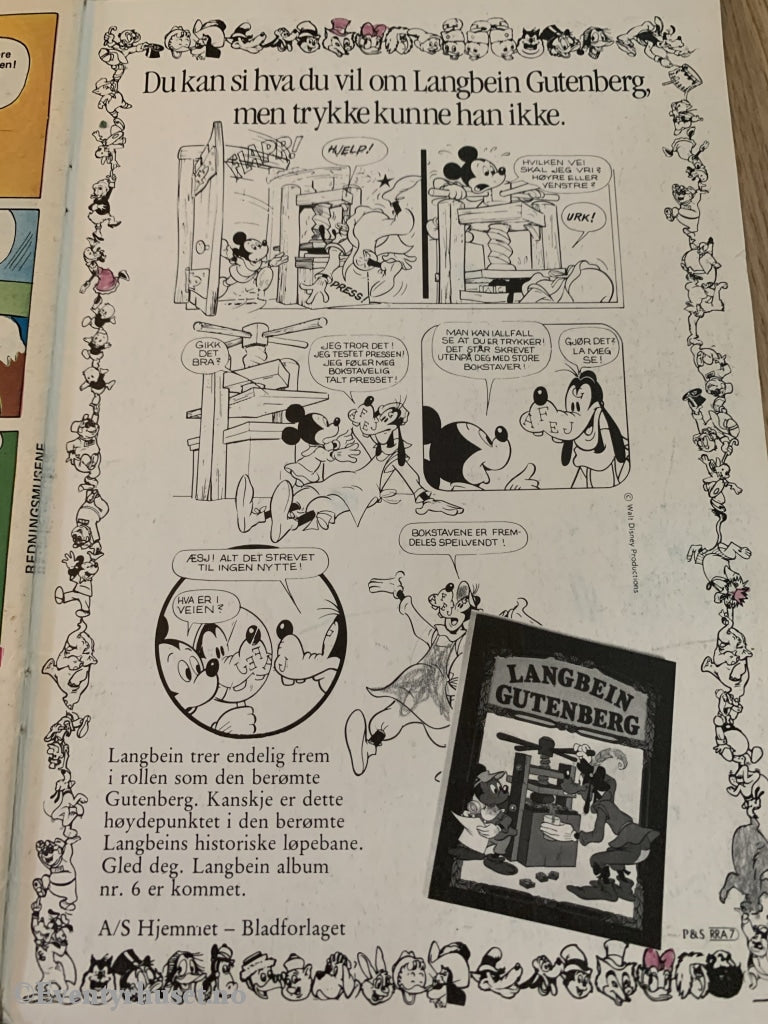 Disneys Bernard & Bianca. 1977. Tegneserieblad