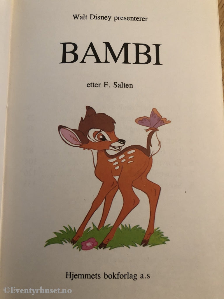 Disneys Beste. 1984. Bambi. Fortelling