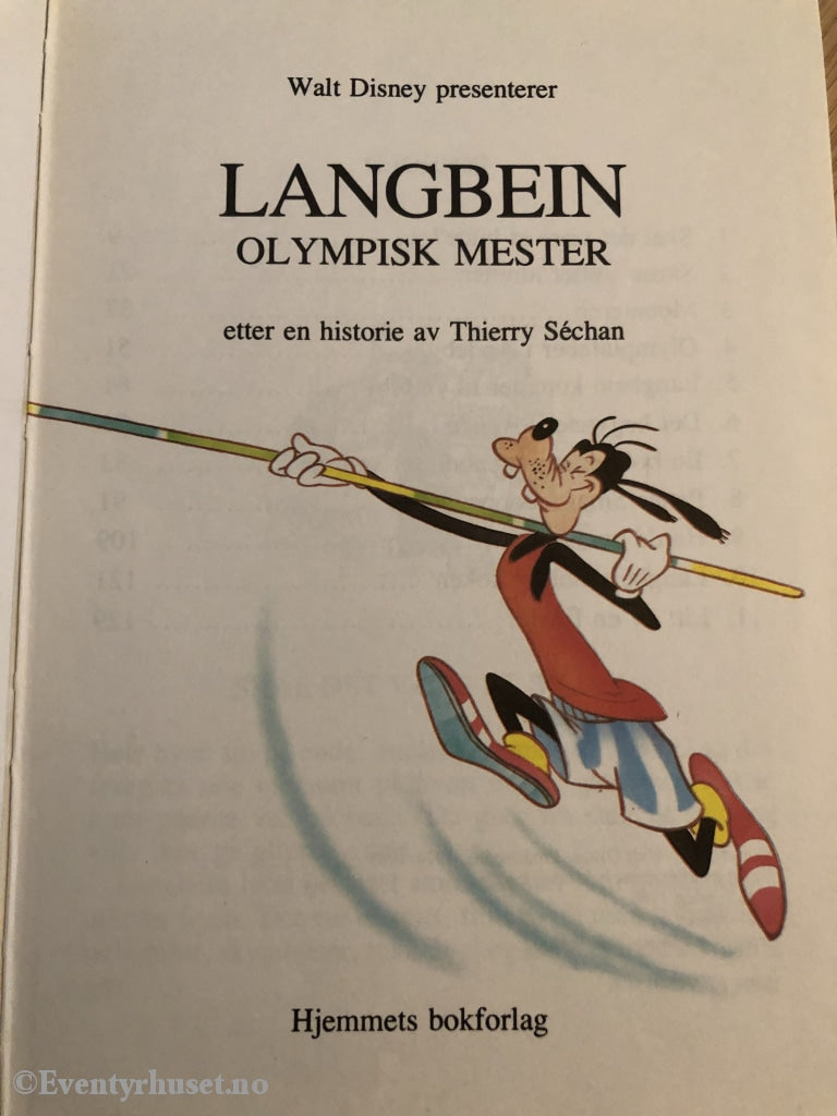 Disneys Beste. 1986. Langbein - Olympisk Mester. Fortelling