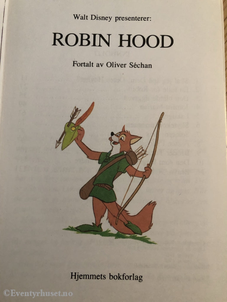 Disneys Beste. 1986. Robin Hood. Fortelling