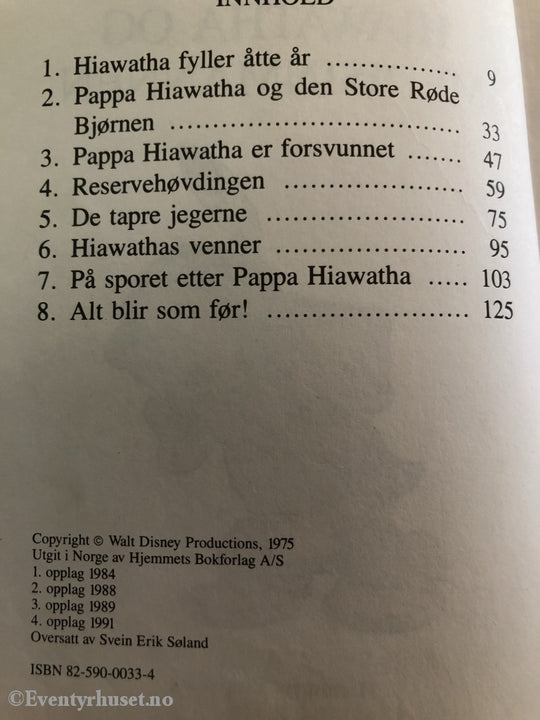 Disneys Beste. Hiawatha Og Medisinmannen. Fortelling